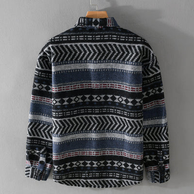 Camisa Acolchada Suelta de Manga Larga para Hombre - Image 2