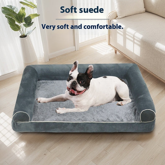 Cama Cuadrada Transpirable para Mascotas con Esponja Refrescante - Image 2