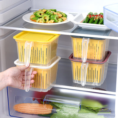 Contenedor Organizador de Frutas y Verduras con Drenaje para Refrigerador - Image 10