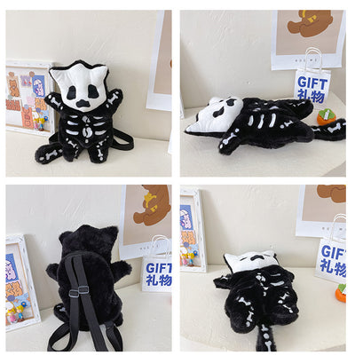 Mochila Infantil Peluche Negra con Diseño Adorable - Image 13