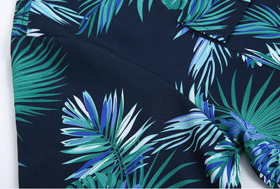 Camisa Floral Hawaiana Manga Corta Estilo Coreano Tendencia Ins - Image 7