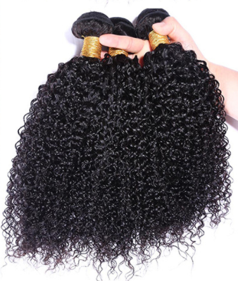Pelucas de Cabello Humano Rizado Afro - Cabello Virgen Brasileño a Granel - Image 3