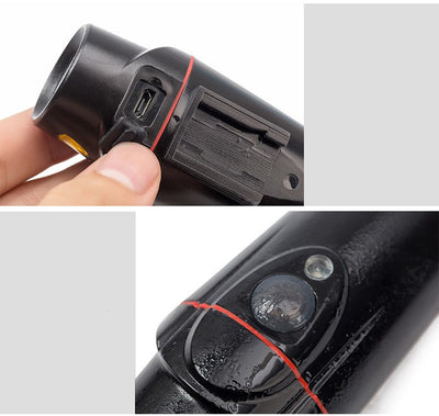 Luz Frontal y Trasera USB Recargable para Bicicleta - Image 2
