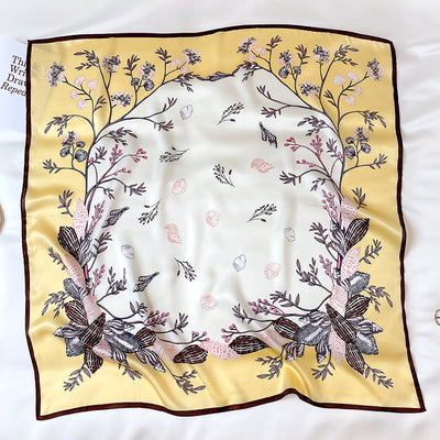 Pañuelo de Seda Estampado Coreano Grande - Image 5