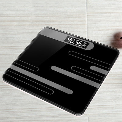 Báscula Digital Inteligente de Baño con Pantalla LCD y Carga USB