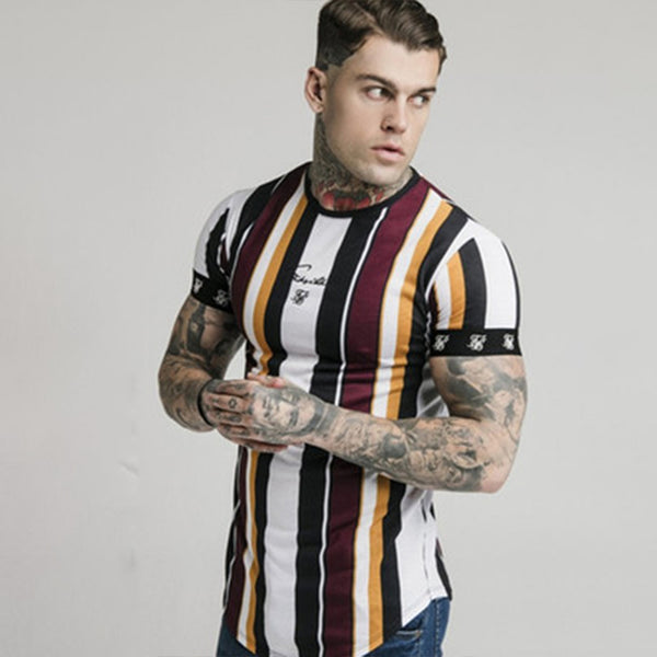 Playera Deportiva de Rayas para Hombre - Image 4