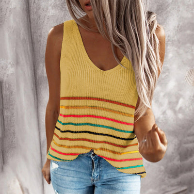 Blusa Rayada Colorida para Verano - Camisa Fresca y Versátil - Image 8
