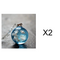 Baiyun necklace resin time gemstone clavicle chain X2pcs