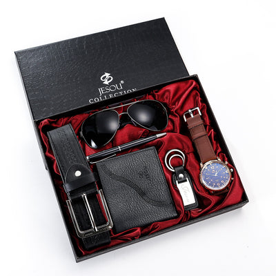 Conjunto de Regalo Elegante para Hombre: Reloj, Cinturón y Billetera - Image 11