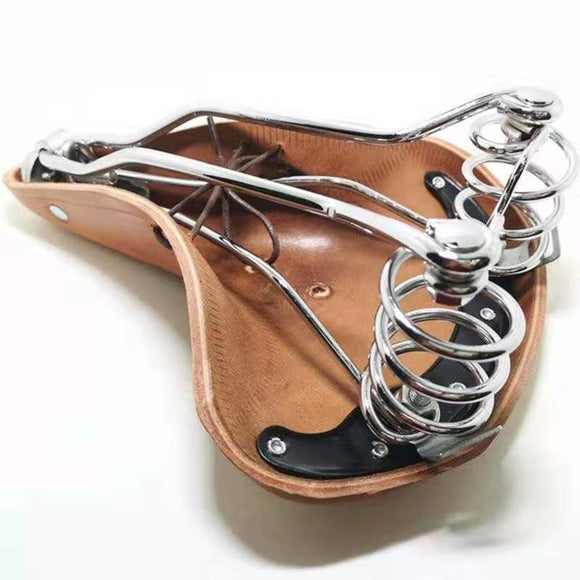 Genuine Leather Mountain Bike Seat
