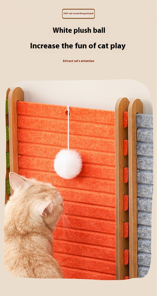 Rascador Vertical de Fieltro de Sisal para Gatos - Protector de Sofá - Image 8