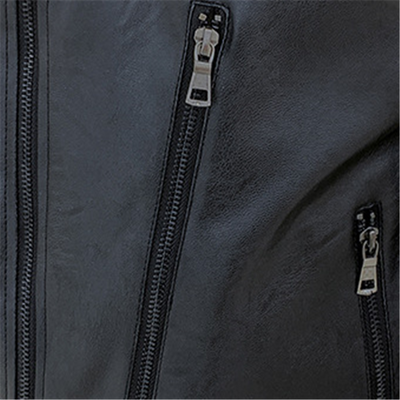 Chaqueta de Cuero de Largo Medio - Image 7