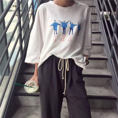 Playera HELP - Estilo Casual Versátil - Image 4