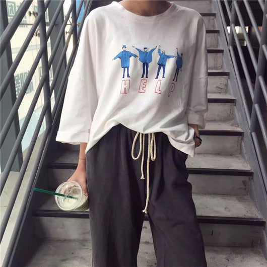 Playera HELP - Estilo Casual Versátil - Image 4