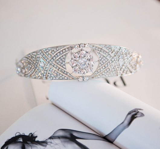Corona Nupcial de Cristal Zircón - Tocado Elegante para Novia - Image 4