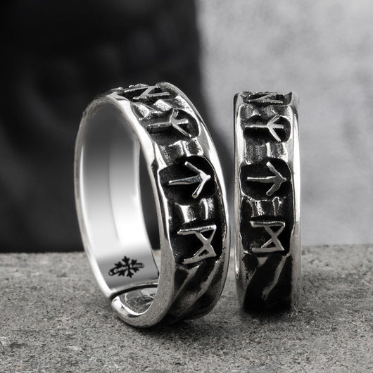 Anillo Vikingo Nórdico de Diseño Artesanal - Estilo Pirata y Totem - Image 6