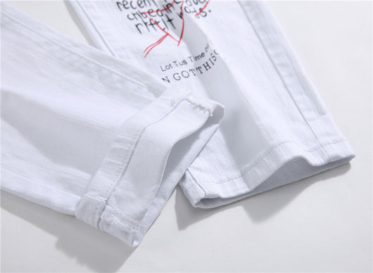 Jeans Rotos con Bordado Artesanal - Image 10