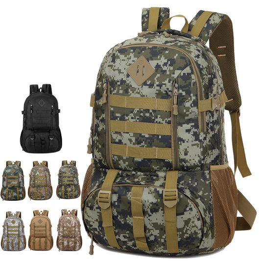 Mochila de montaña táctica con camuflaje para expediciones