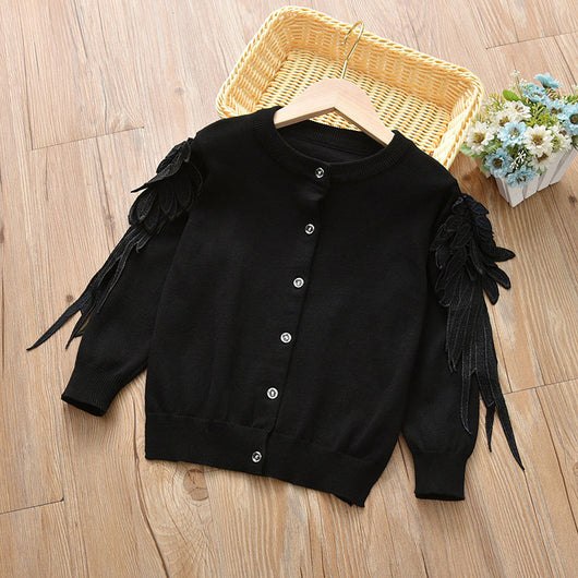 Cardigan con botones de pluma - Suéter elegante y versátil - Image 10