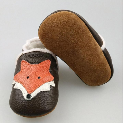 Zapatos de Cuna Mr. Fox en Cuero Genuino - Image 3