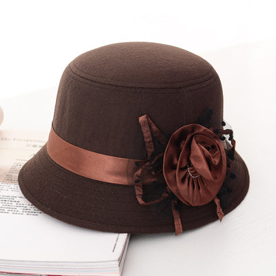 Sombrero de Lana con Ala Ancha para Mujer - Estilo Casual Moderno - Image 6