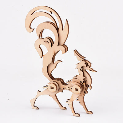 Rompecabezas 3D de Animales en Madera