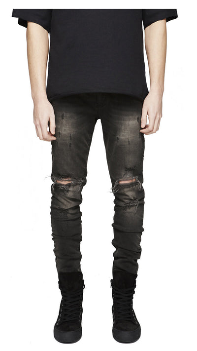Jeans Rotos para Hombre con Desgarre en Rodillas - Image 28