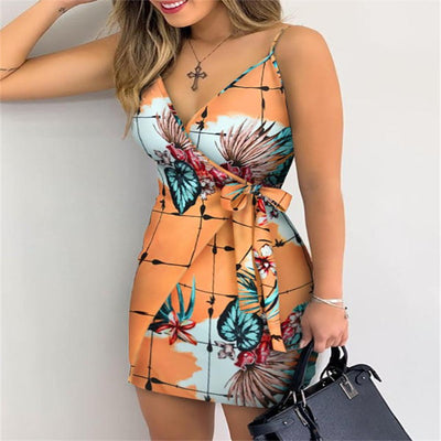 Vestido Estampado con Tirantes Ajustables - Image 3