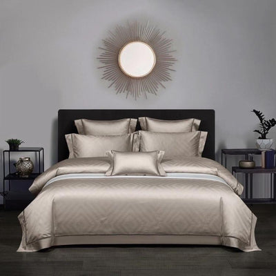 Juego de Cama Jacquard Satinado Europeo de Cuatro Piezas - Image 7