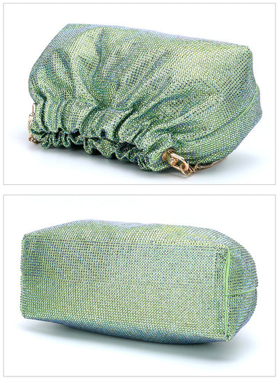 Bolso de Noche con Diamantes Completos y Cordón Ajustable - Image 26