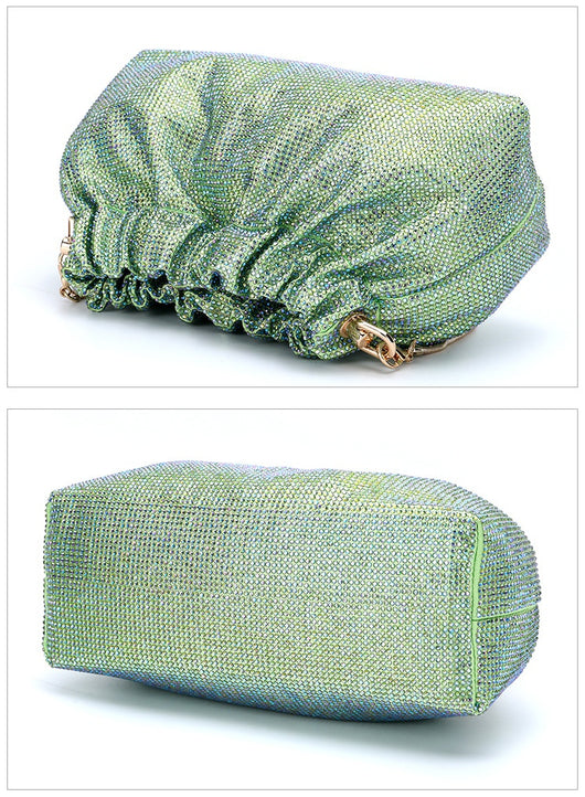 Bolso de Noche con Diamantes Completos y Cordón Ajustable - Image 26