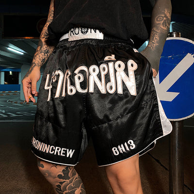 Shorts de Boxeo Bordados High Street