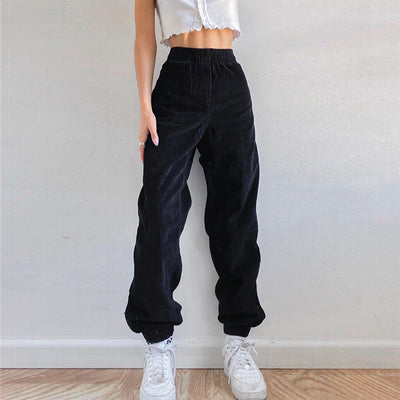 Pantalones Casuales de Cintura Alta para Mujer - Image 4