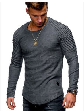 Camiseta Slim Fit Cuello Redondo Hombre - Colores Sólidos - Image 6
