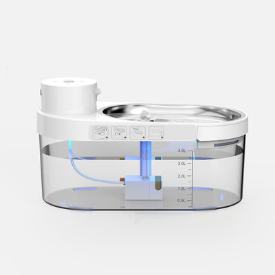 Dispensador de Agua para Mascotas Acero Inoxidable con Separación Inalámbrica - Image 3