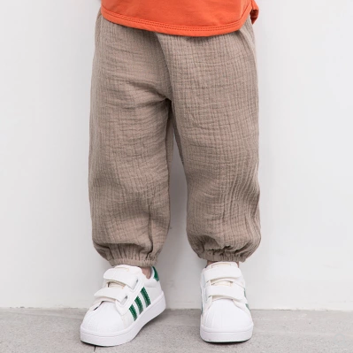 Pantalones Harem de Algodón Infantil Protección Anti Mosquitos - Image 2