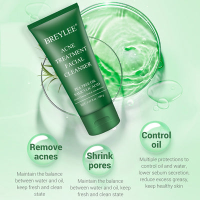 Limpiador Facial con Árbol de Té Breylee - Purificante Profundo - Image 2