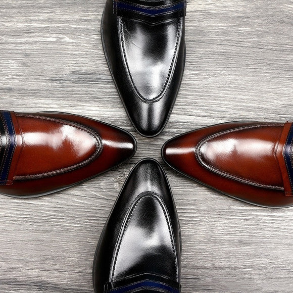 Zapatos de Cuero para Hombre Mocasines Elegantes