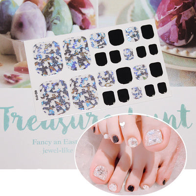 Pegatinas de Uñas Decorativas Impermeables - 22 Diseños para Pies y Manos