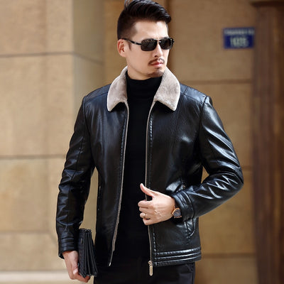 Chaqueta de Cuero Sintético PU Premium