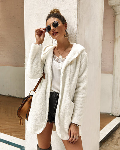 Chaqueta Acolchada con Capucha de Piel - Image 7
