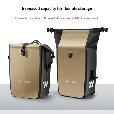 Bolsa Trasera Impermeable para Bicicleta con Soporte Rápido - Pannier de Cicloturismo - Image 9