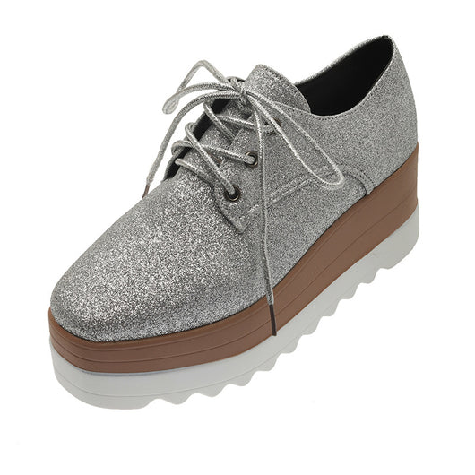 Zapatos Casuales Estilo Universitario con Plataforma Gruesa - Image 7