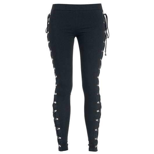 Leggings Ajustados Elásticos con Encaje y Cordones - Pantalones Casuales Versátiles - Image 6