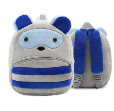 Mochila Escolar Infantil Arcoíris con Diseño Cartoon y Material Suave Peluche - Image 47