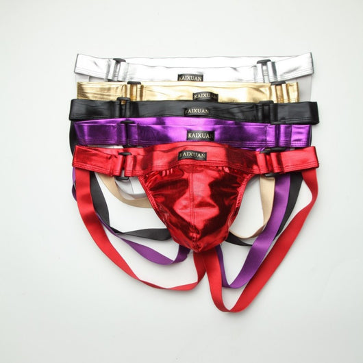 Tanga Clásica de Cuero Sintético para Hombre - Image 4
