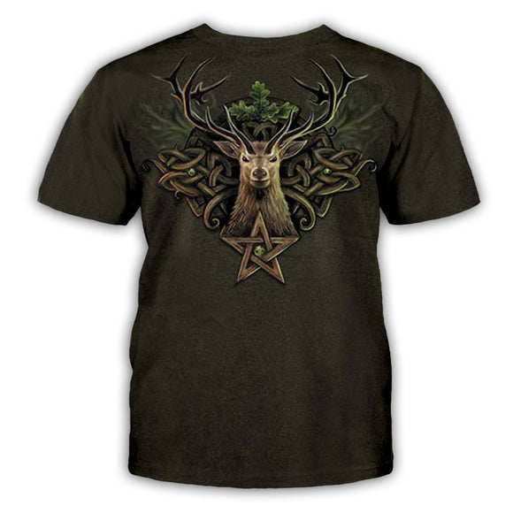 Camiseta con Estampado Animal 3D