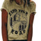 Camiseta Casual de Cuello Redondo con Estampado Personalizado