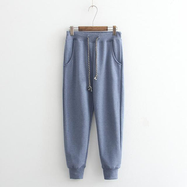 Pantalones de Buzo con Cordón para Mujer - Comodidad Casual