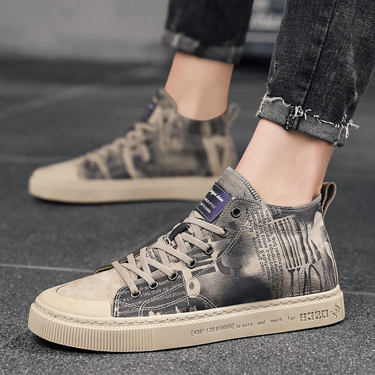 Zapatillas Altas de Lona Versátiles